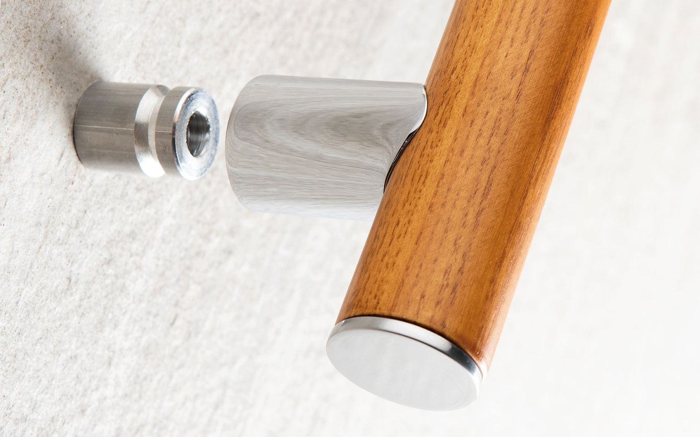 Real Ash Wood Grab Bar