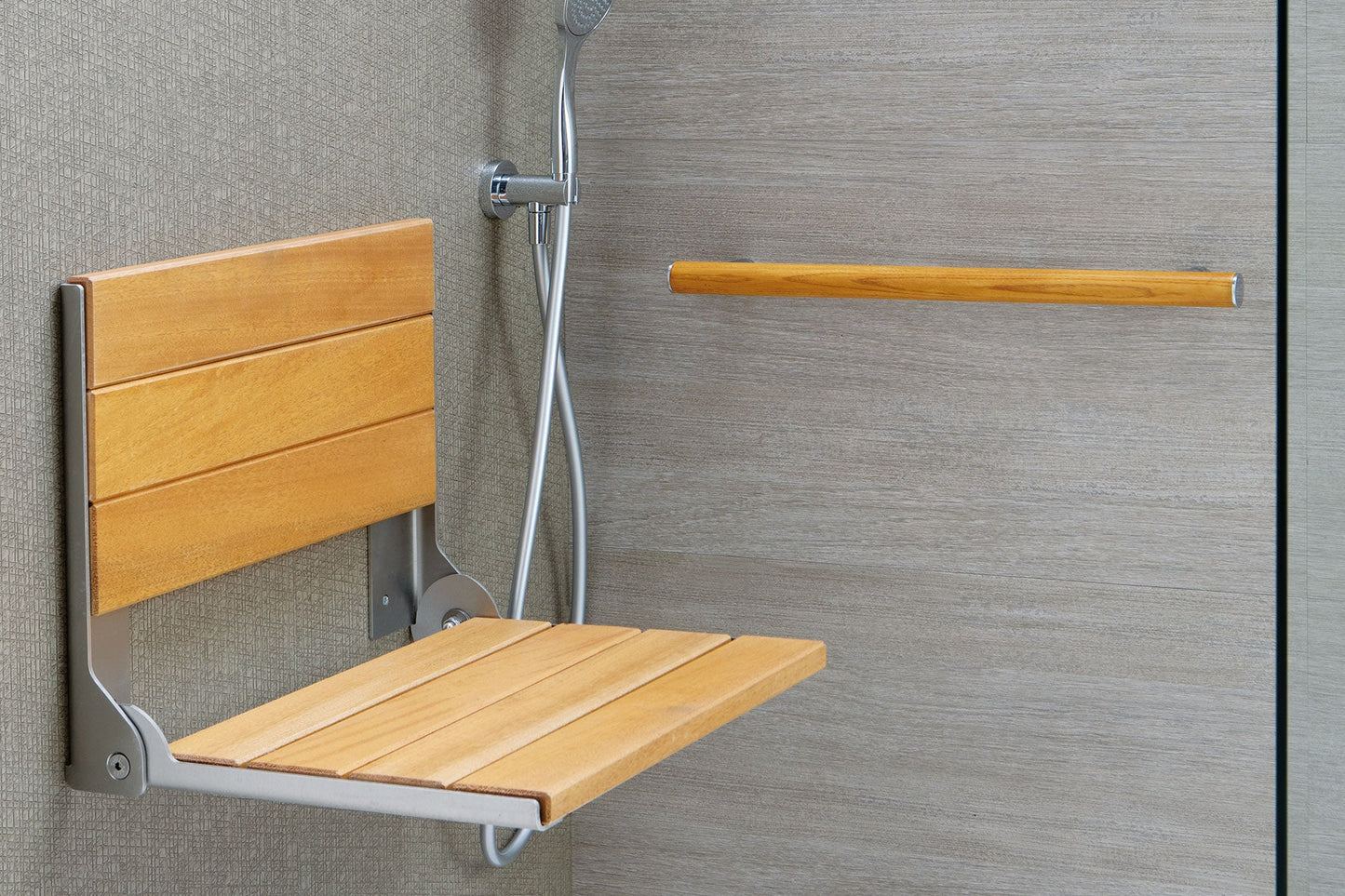 Spa Teak Folding Shower Seat