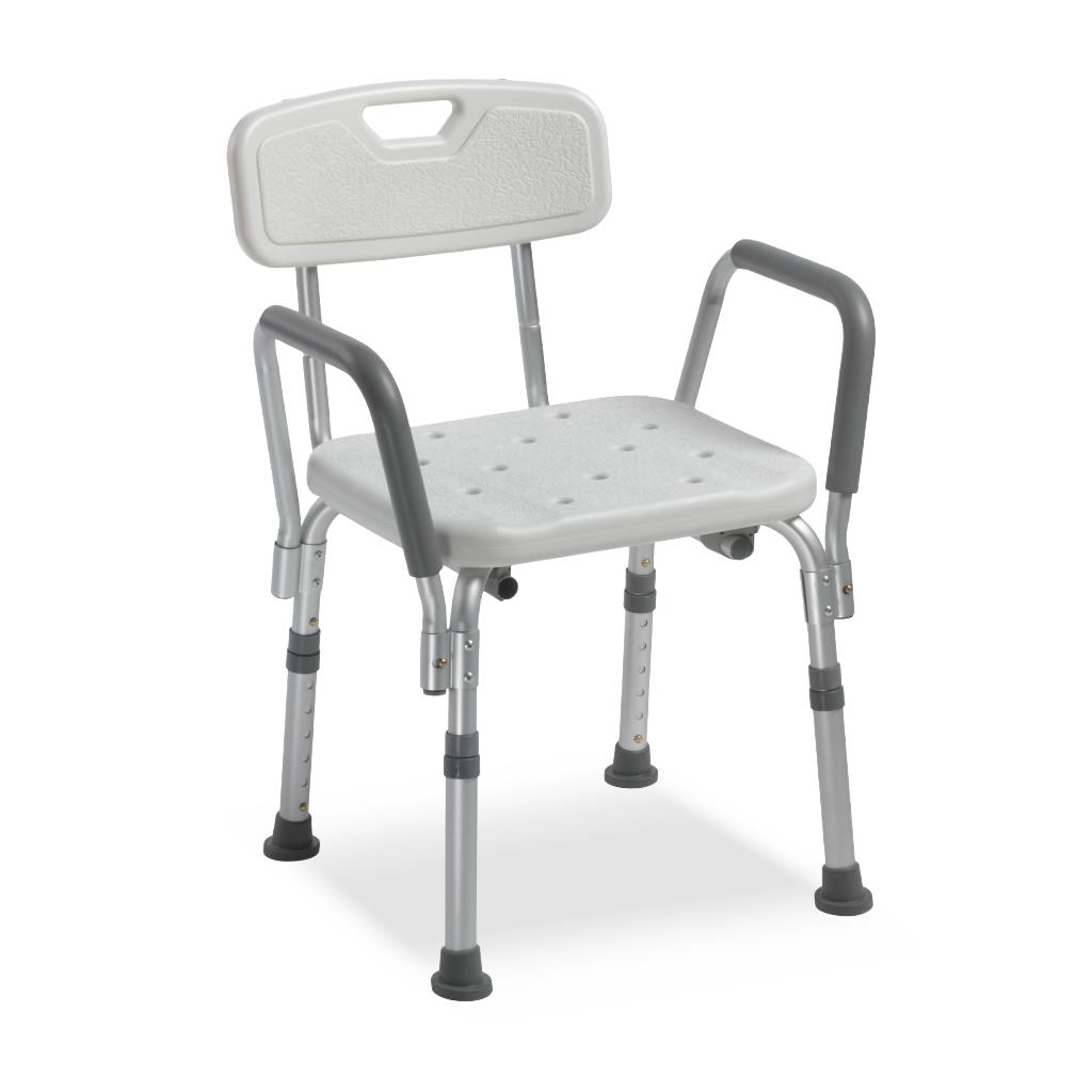 Drive Shower Chair with Back and Removable Padded Arms - alternate view