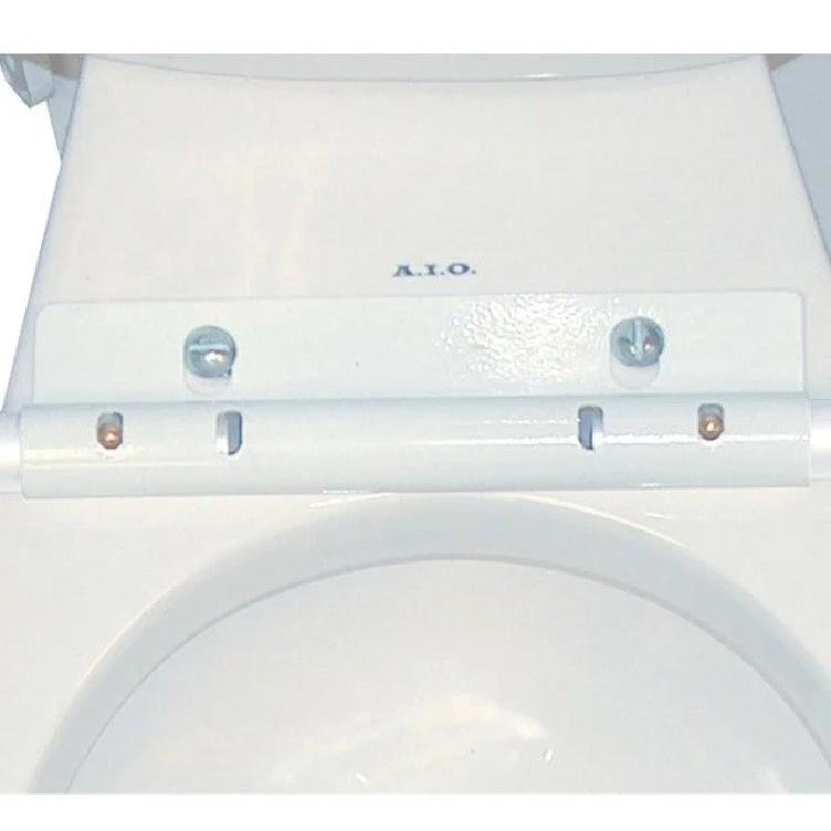 Drive toilet safety frame side view