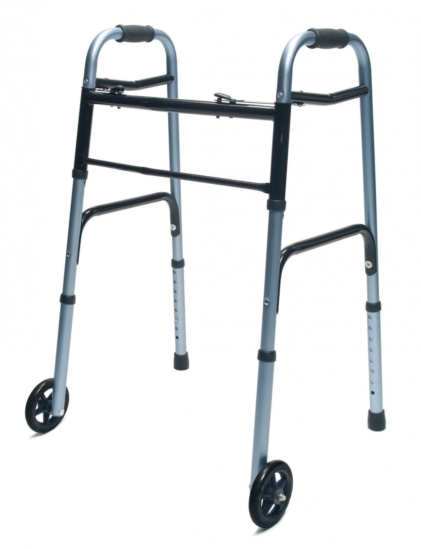 Lumex ColorSelect Adult Walker with Wheels - Blue
