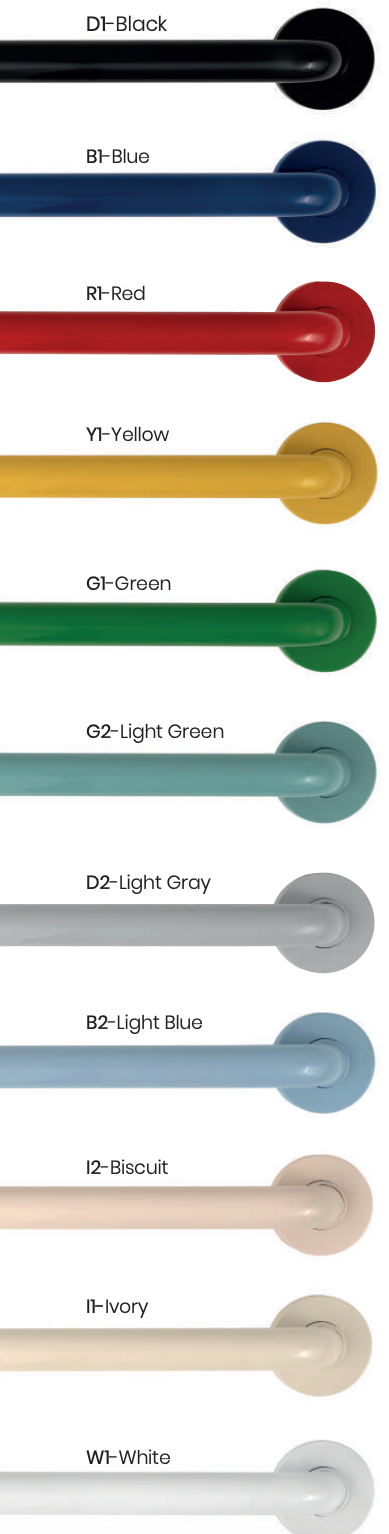 Pro Series Vinyl Coated Straight Grab Bar
